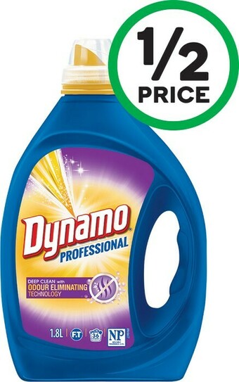 Woolworths Dynamo Professional Laundry Liquid 1.8 Litre offer