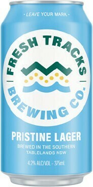 Woolworths Fresh Tracks Brewing Co Pristine Lager Cans 24x375ml offer