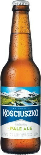 Kosciuszko Pale Ale Bottles 24x330ml