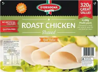 Woolworths D'Orsogna Ham or Chicken Varieties 320-400g offer