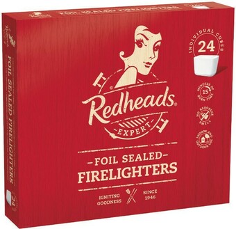 Woolworths Redheads Firelighters Pk 24 offer