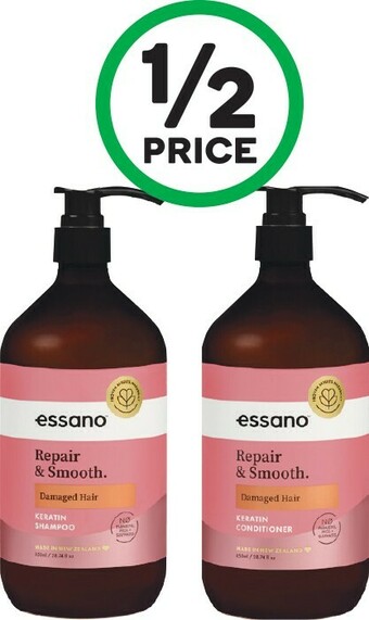 Essano Shampoo or Conditioner 850ml