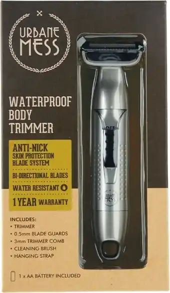Woolworths Urbane Mess Waterproof Body Trimmer offer