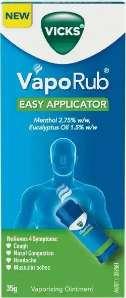 Woolworths Vicks Vapo Rub Easy Applicator Ointment 35g~ offer