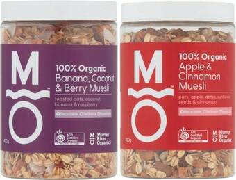 Coles Murray River Organics Muesli 400g offer