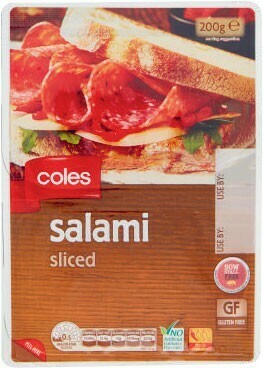 Coles Coles Mild Sliced Salami 200g offer