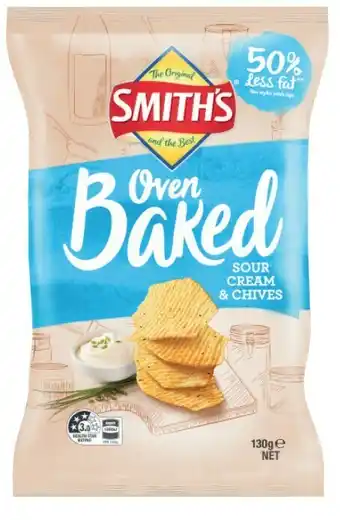 Coles Smithu2019s Baked Snacks 130g offer