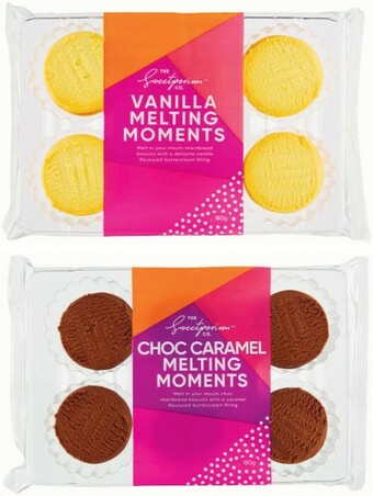The Sweetporium Co. Café Style Melting Moments Biscuits 6 Pack 180g