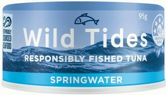 Coles Wild Tides Tuna 95g offer