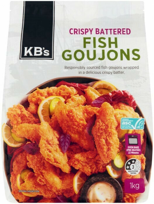 KBu2019s Crispy Fish Goujons or Battered Bites 1kg offer at Coles