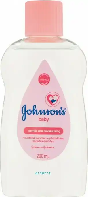 Coles Johnson & Johnson Baby Oil 200mL offer