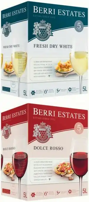 Coles Berri Cask 5 Litre Range offer