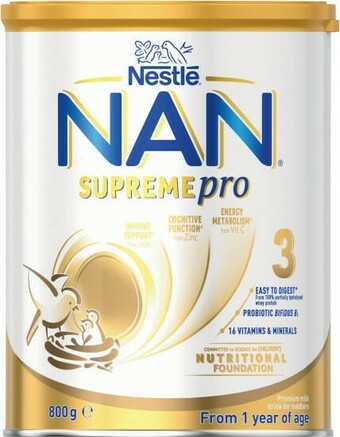 Coles Nestlé NAN Supreme Pro Stage 3 Formula 800g offer