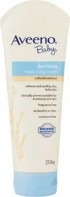 Coles Aveeno Baby Dermexa Moisturising Cream 206g offer