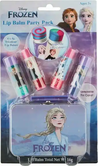 Coles Frozen Lip Balm Party Pack offer