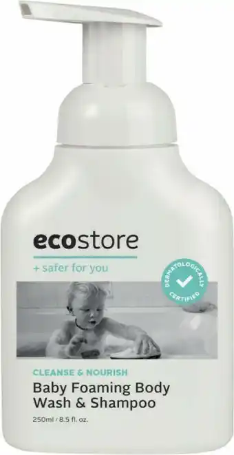 Ecostore Baby Foaming Body Wash & Shampoo 250mL