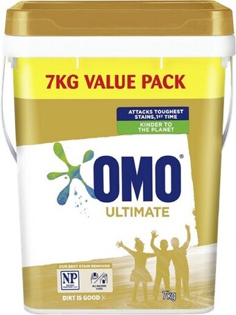 BIG W Omo ultimate laundry detergent front & top loader 7kg offer