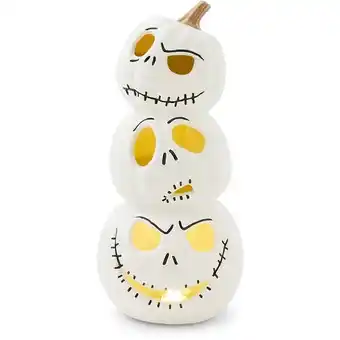 BIG W The nightmare before christmas led jack 3 stack pumpkin 46cm offer