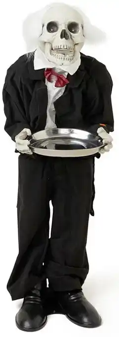 BIG W Halloween animated standing butler treat tray 91cm offer