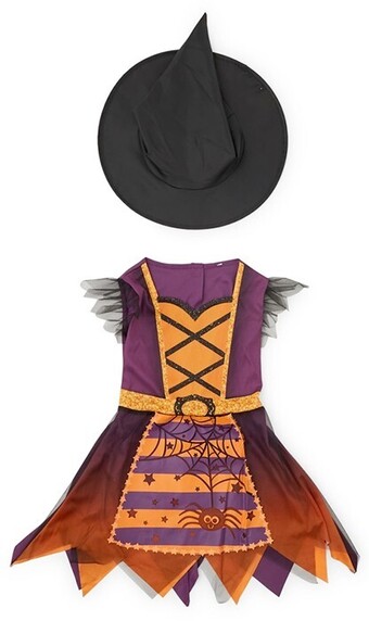 BIG W Halloween patchwork witch with hat kids offer
