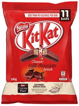 BIG W Nestle kit kat 11 piece share pack 185g offer