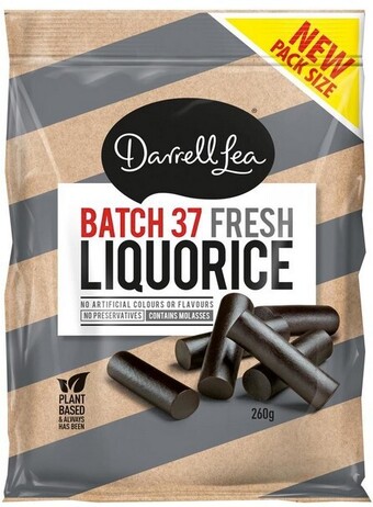 BIG W Darrell lea batch 37 liquorice 260g offer