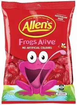 BIG W Allen's frogs alive 190g offer