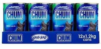 BIG W Chum lamb wet dog food 12 x 1.2kg offer