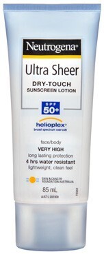 BIG W Neutrogena ultra sheer sunscreen lotion spf 50+ 85ml* offer