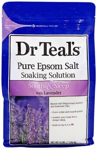 BIG W Dr teal's pure epsom salt soaking solution 1.36kg - soothe & sleep offer