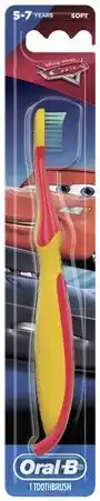 BIG W Oral-b stages 3 toothbrush disney cars 5-7 years 1 pack offer