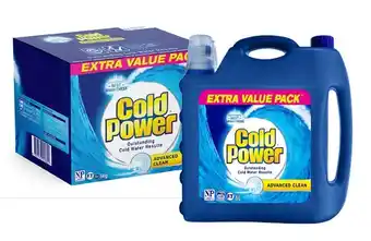 BIG W Cold power laundry liquid 6l or powder 6kg varieties offer