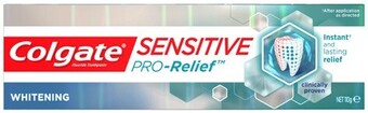 BIG W Colgate sensitive pro-relief + whitening toothpaste 110g* offer