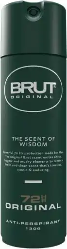 BIG W Brut original 72hr antiperspirant 130g offer