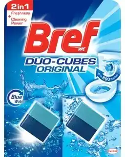 BIG W Bref 2-pack duo-cubes toilet cleaner 50g offer
