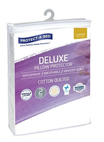 BIG W Protect-a-bed cotton quilted deluxe pillow protector offer