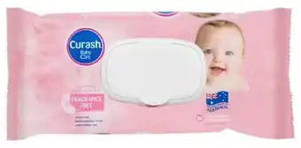 BIG W Curash fragrance free baby wipes 80 pack offer