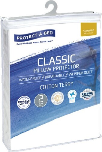 BIG W Protect-a-bed cotton terry classic pillow protector offer