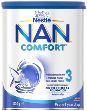 BIG W Nestlé nan comfort 3 milk drink from 1 year of age 800g* offer