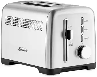BIG W Sunbeam fresh start 2 slice toaster offer