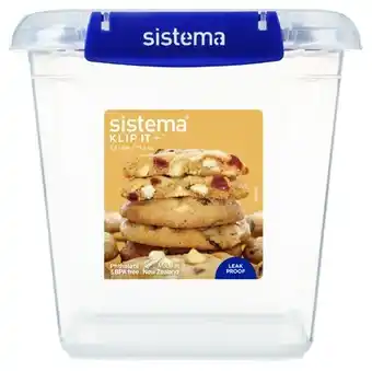 BIG W Sistema klip it plus square biscuit box 2.2l offer