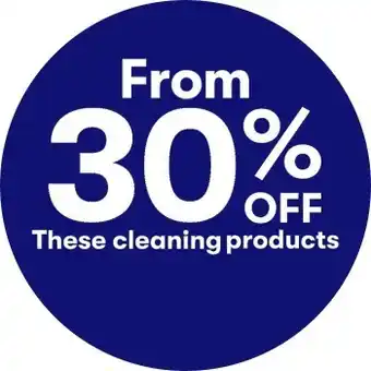 From 30% off these cleaning products