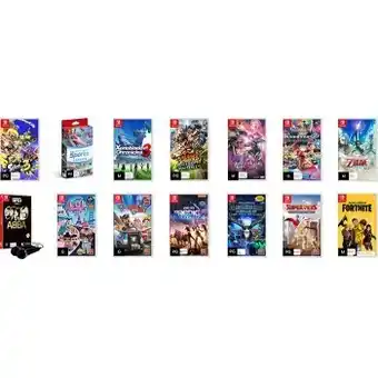 BIG W Nintendo switch games offer