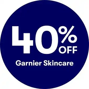 BIG W 40% off garnier skincare offer