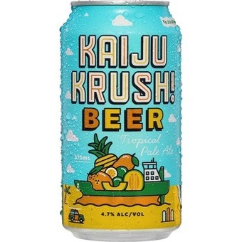 Kaiju krush tropical pale ale cans 375ml