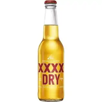 Dan Murphy's Xxxx dry bottles 330ml offer