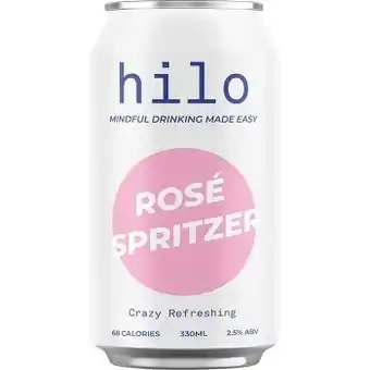Dan Murphy's Hilo rosé low-alcohol wine spritzer offer