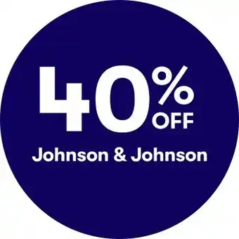 BIG W 40% off selected johnson & johnson offer