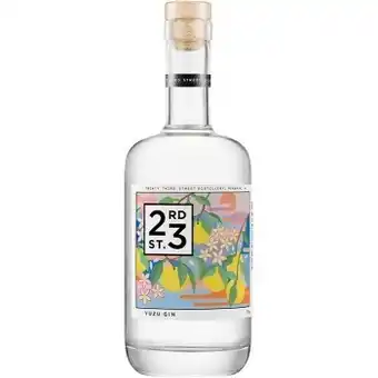 23rd street distillery riverland yuzu gin 700ml