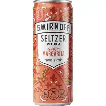 Dan Murphy's New smirnoff seltzer spicy margarita 250ml offer